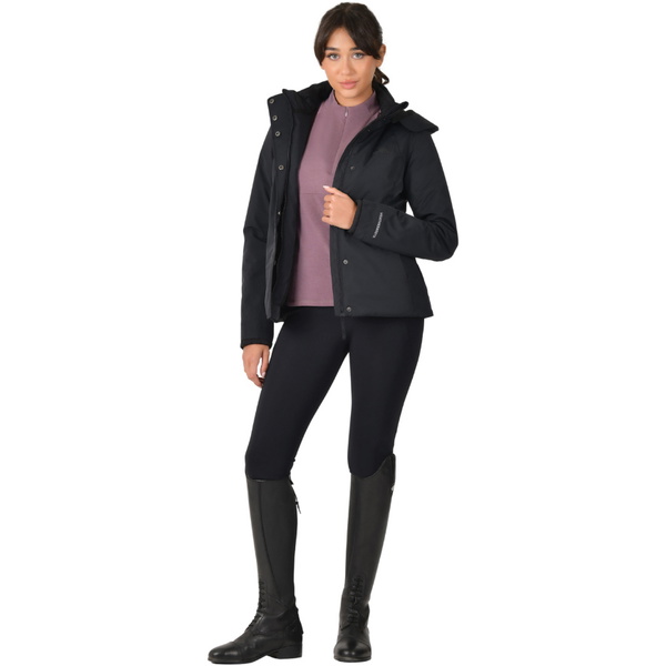 2025 Weatherbeeta Veste De Protection Pour Femmes Avec Col Montant 1028838 - Black
